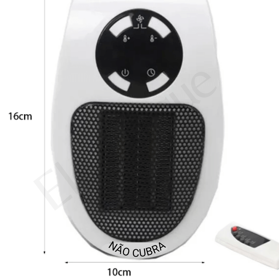 Aquecedor Portátil Elétrico 500W Inverno