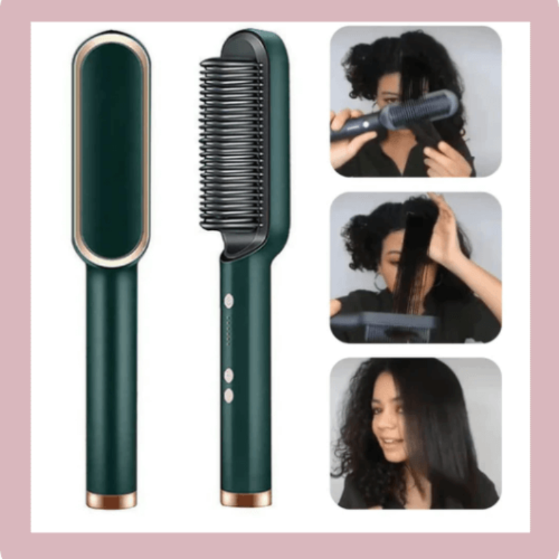 Escova Multifuncional Profissional Seca Alisa E Modela o Cabelo