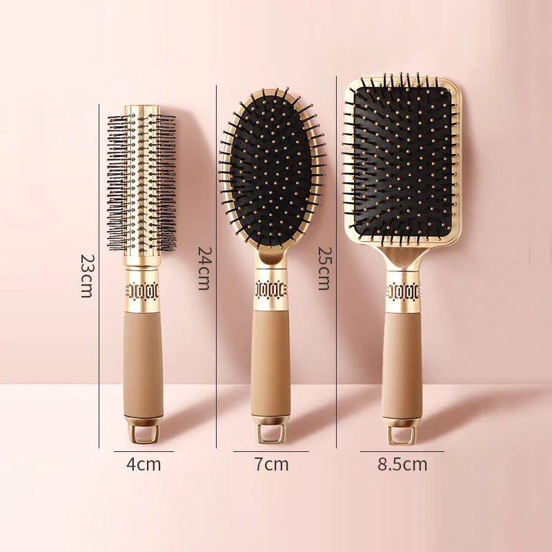 Escova De Cabelo Ergonômica Antiestática Estilosa