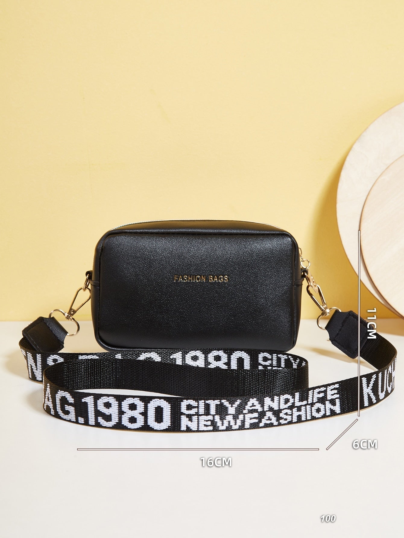Bolsa Couro Mini Elegante Crossbody Moderna