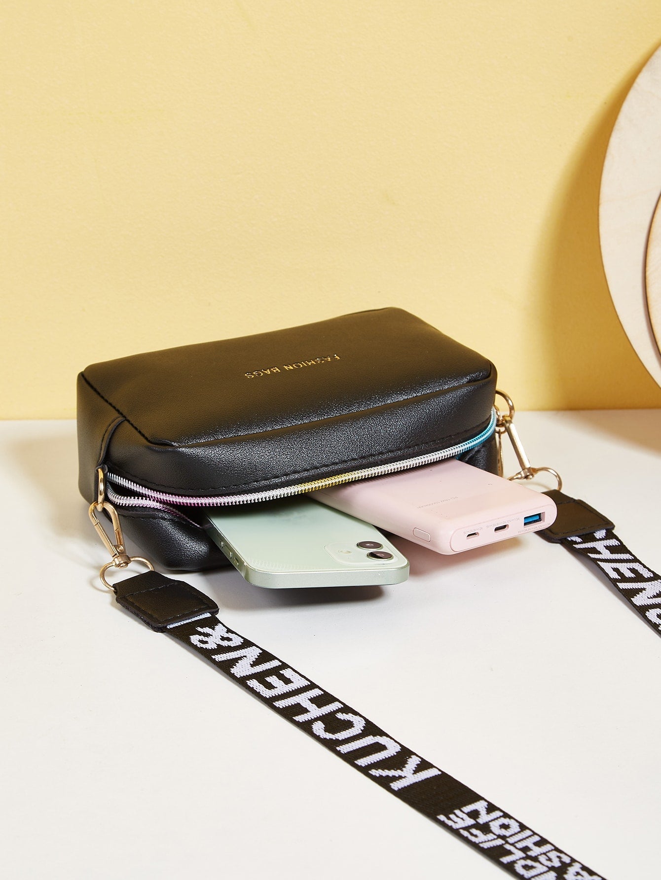 Bolsa Couro Mini Elegante Crossbody Moderna