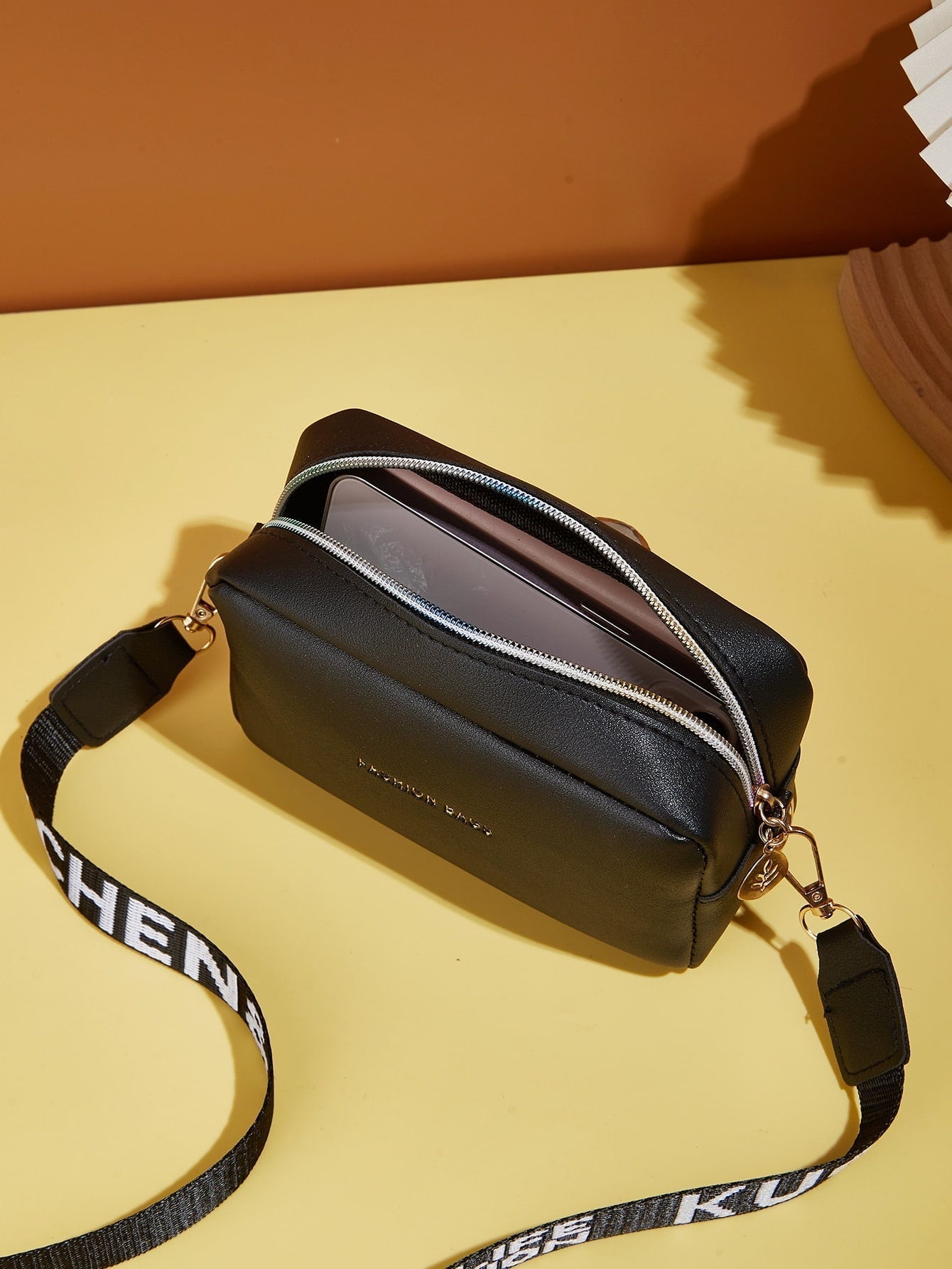Bolsa Couro Mini Elegante Crossbody Moderna