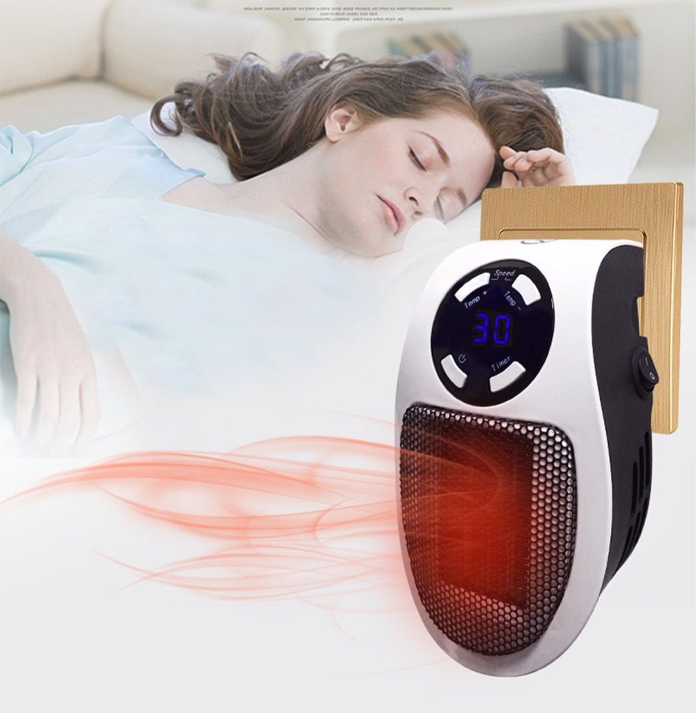 Aquecedor Portátil Elétrico 500W Inverno
