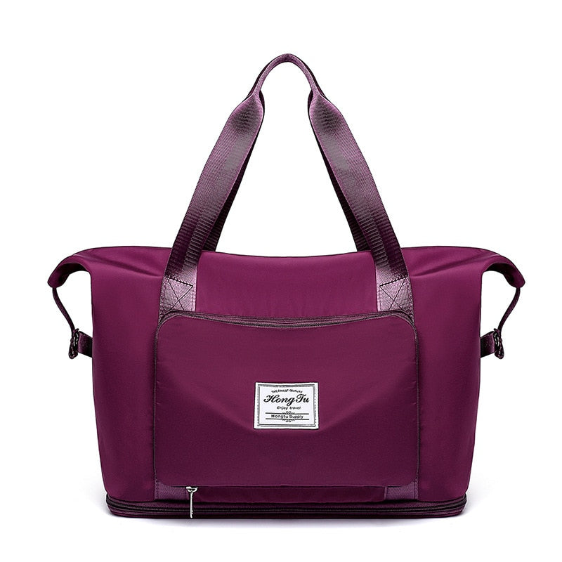 Bolsa Feminina Expansível Conveniente Viagens Aéreas