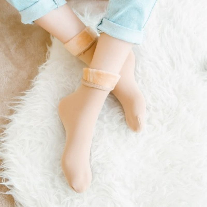 Meias Forradas em Lã Térmicas para o Inverno - Pague 2 leve 5 pares.