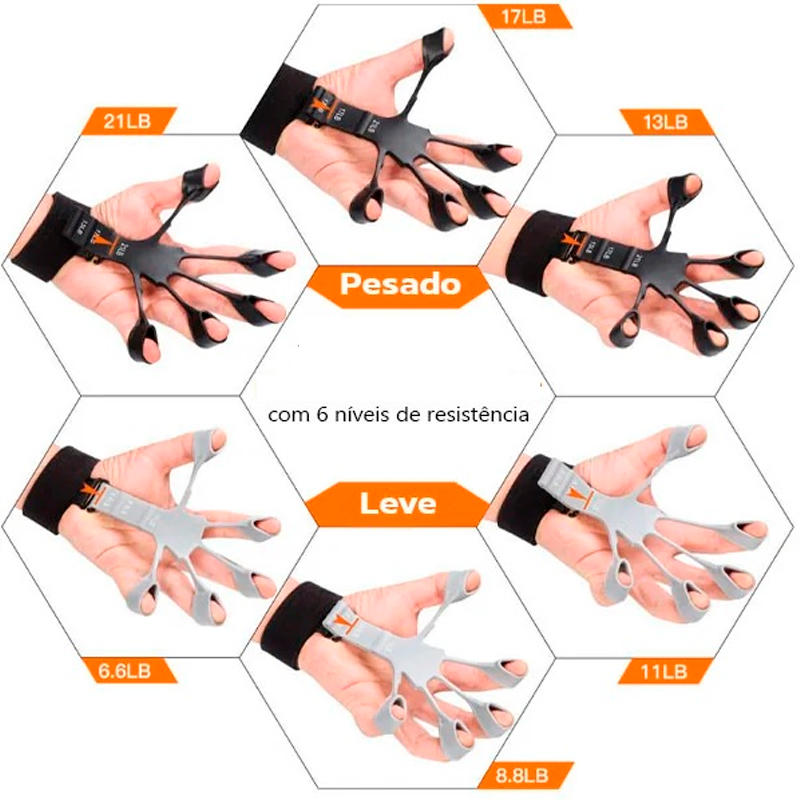 Aparelho de Musculação para as Mãos - Flinger Gripper