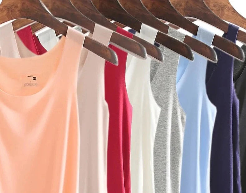 Regata Feminina Fibra Térmica Malha Tecnológica para Todas as Estações do Ano