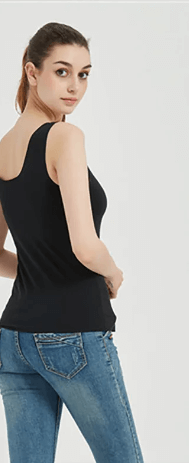 Regata Feminina Fibra Térmica Malha Tecnológica para Todas as Estações do Ano