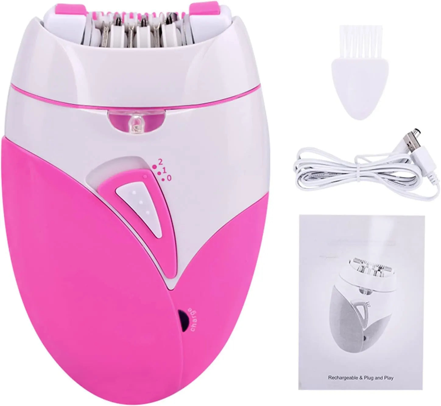 Depilador USB Remoção dos Pelos Faciais e Corpo Inteiro