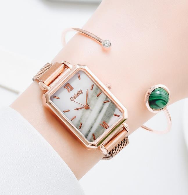 Relógio Luxe Feminino Linha Premium + Um Elegante Bracelete