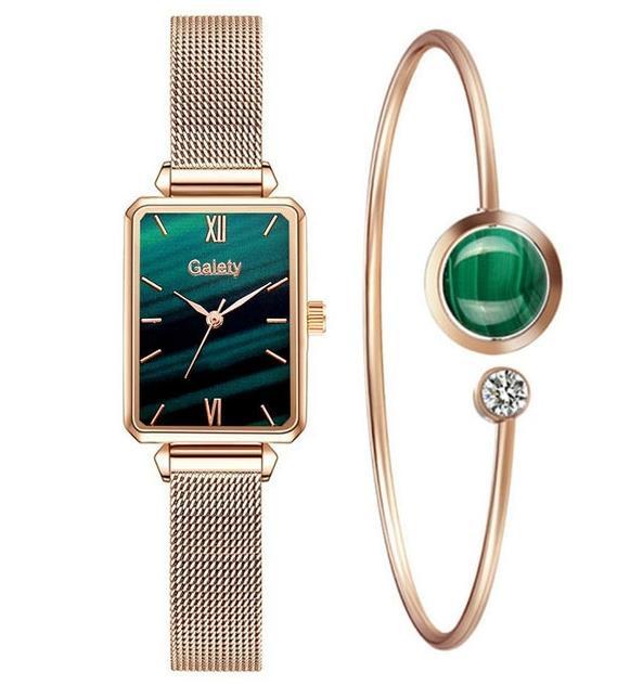 Relógio Luxe Feminino Linha Premium + Um Elegante Bracelete